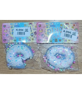 Delicioso Squishy Donut Colorido - Juguete Antiestrés para Niños | Estimula Creatividad y Relajación - Perfecto para Niños Curio
