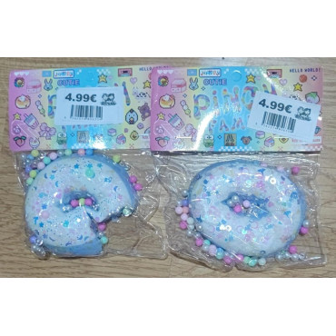 Delicioso Squishy Donut Colorido - Juguete Antiestrés para Niños | Estimula Creatividad y Relajación - Perfecto para Niños Curio