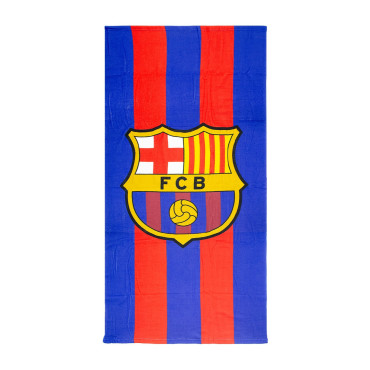 Toalla de Campeones: Escudo del Barça para Peques | Abrazos Azulgranas en la Playa ☀️ | Albithinia.com
