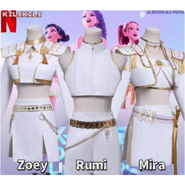 Cosplay Kpop Demon Hunters - Zoe, Millay y Rumi