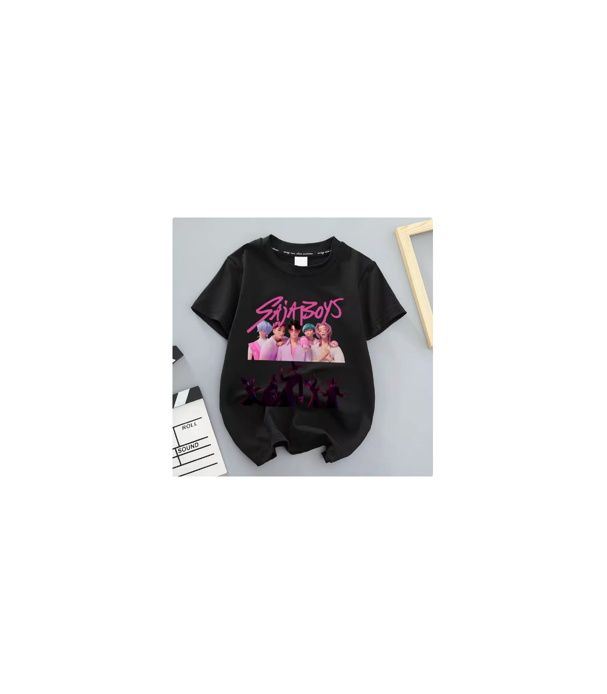 Camiseta Demon Hunter Girls Group K-Pop para niños - ¡Estilo Idol y Anime!