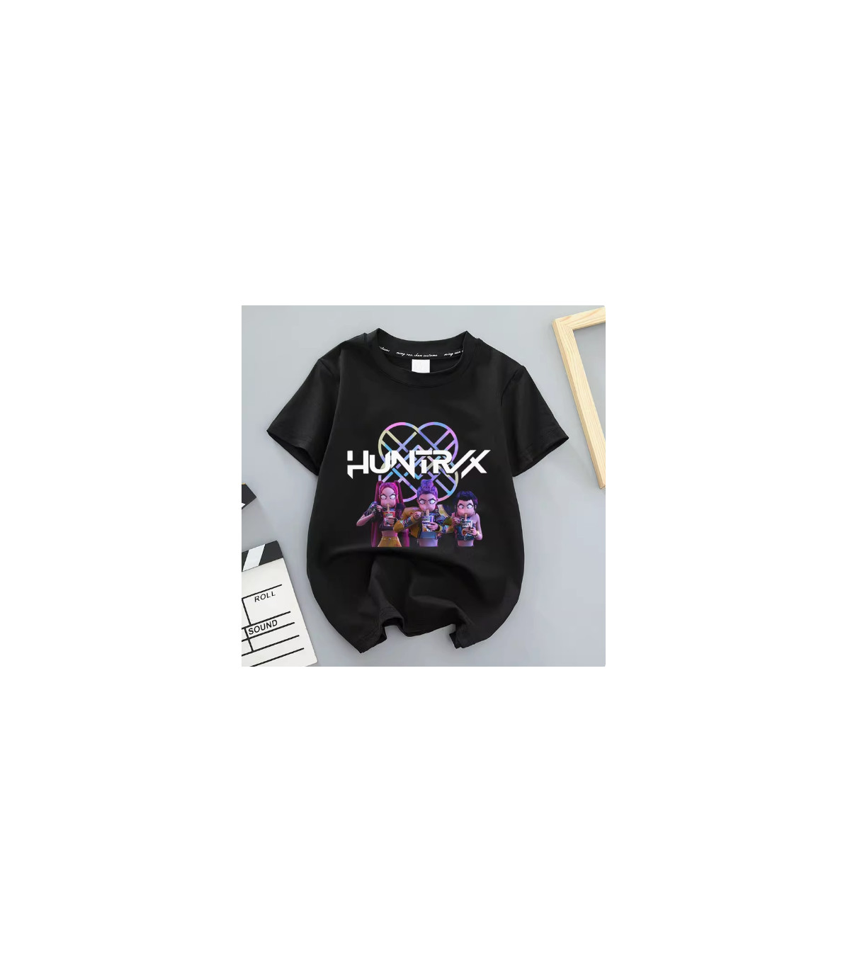 Camiseta Demon Hunter Girls Group K-Pop para niños - ¡Estilo Idol y Anime!