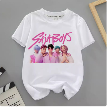 Camiseta Demon Hunter Girls Group K-Pop para niños - ¡Estilo Idol y Anime!