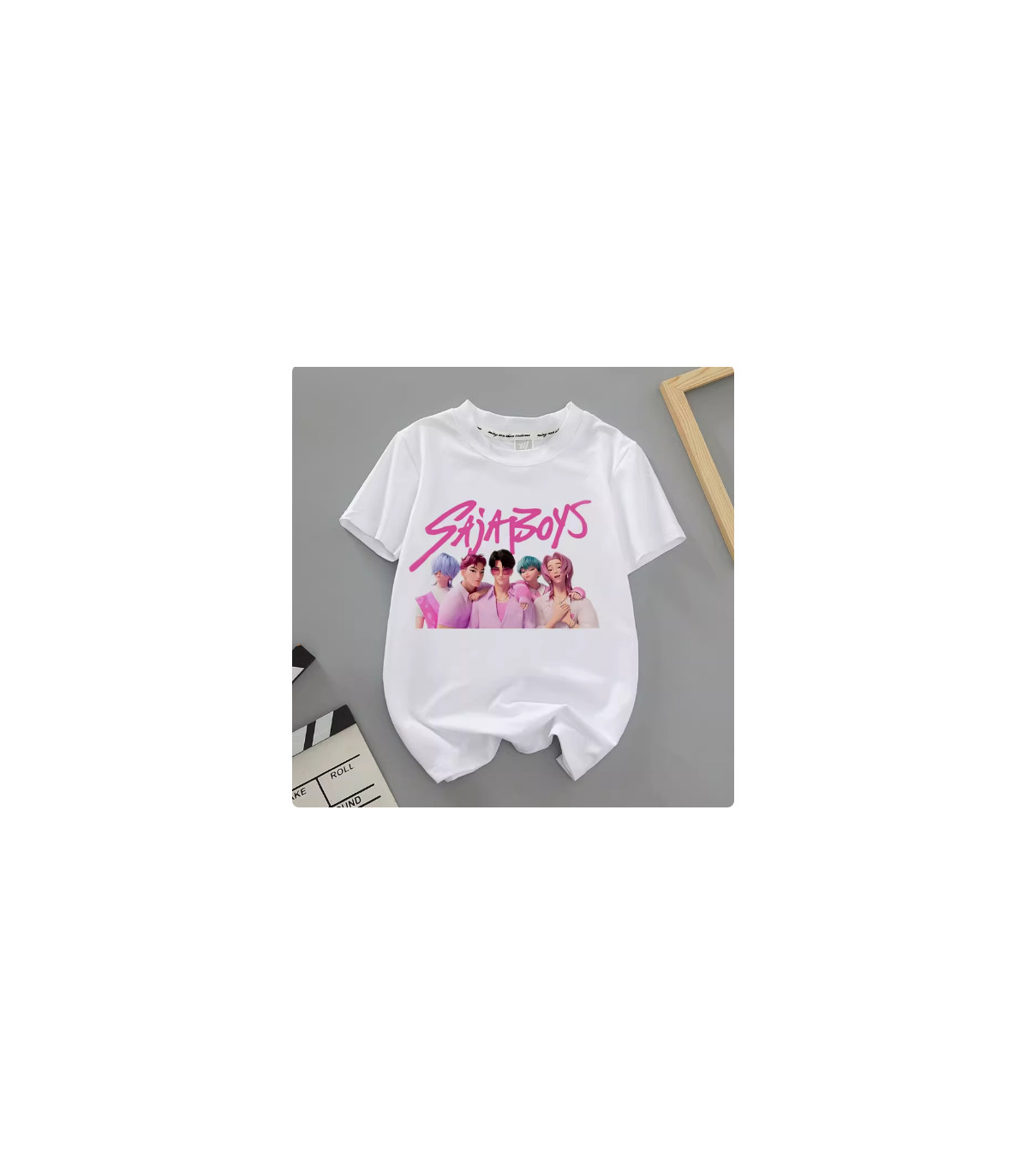 Camiseta Demon Hunter Girls Group K-Pop para niños - ¡Estilo Idol y Anime!