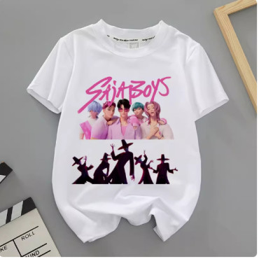 Camiseta Demon Hunter Girls Group K-Pop para niños - ¡Estilo Idol y Anime!