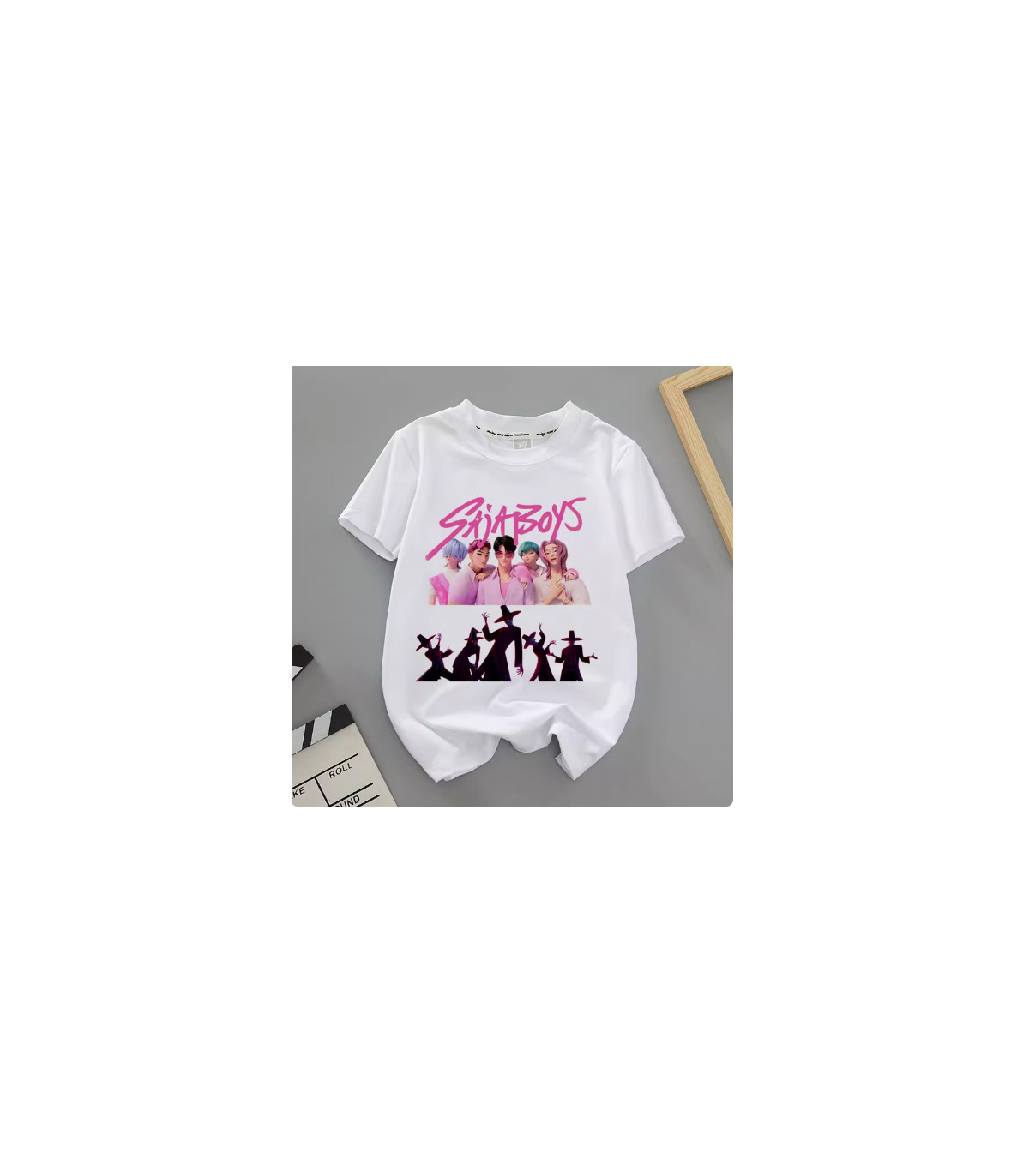 Camiseta Demon Hunter Girls Group K-Pop para niños - ¡Estilo Idol y Anime!