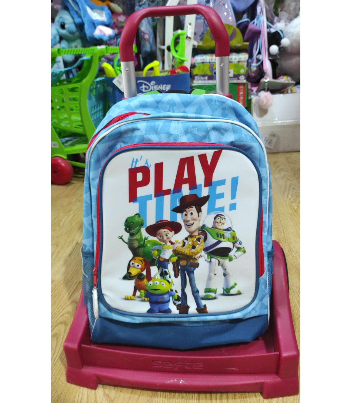 Mochila Evolutiva "Aventura Toy Story" - Carro Desmontable, Espacios Organizados y Diseño Inspirador para Pequeños Exploradores