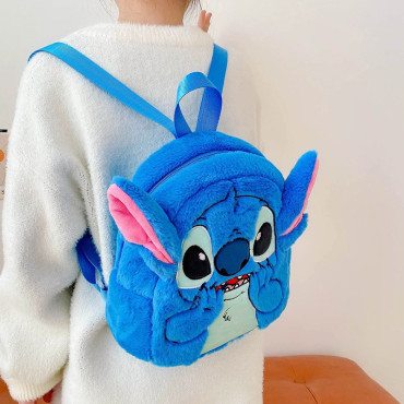 Mochila Peluda de Stitch: ¡La Magia de Albithinia en tus Aventuras Diarias! 🚀🎒