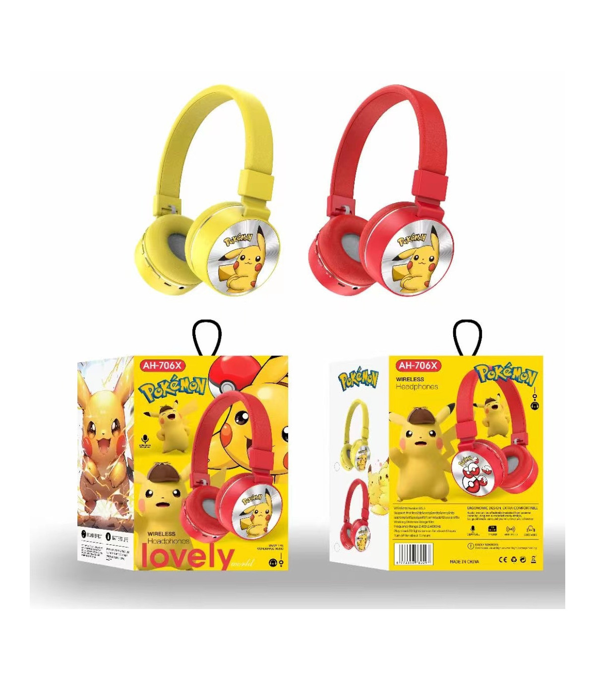 Auriculares Bluetooth con Diseño de Dibujos Animados: Kuromi, Hello Kitty, Stitch y más