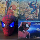 Máscara electrónica de Spider Man: El Héroe de Nueva York con luces y más