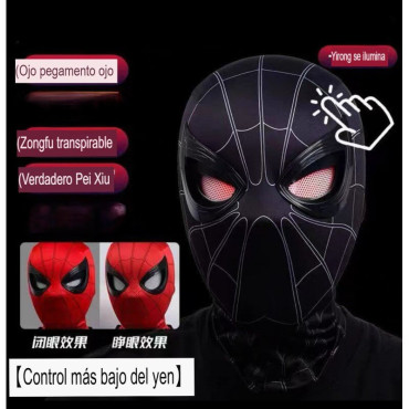 Máscara electrónica de Spider Man: El Héroe de Nueva York con luces y más