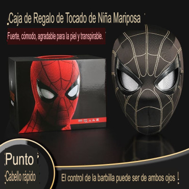 Máscara electrónica de Spider Man: El Héroe de Nueva York con luces y más