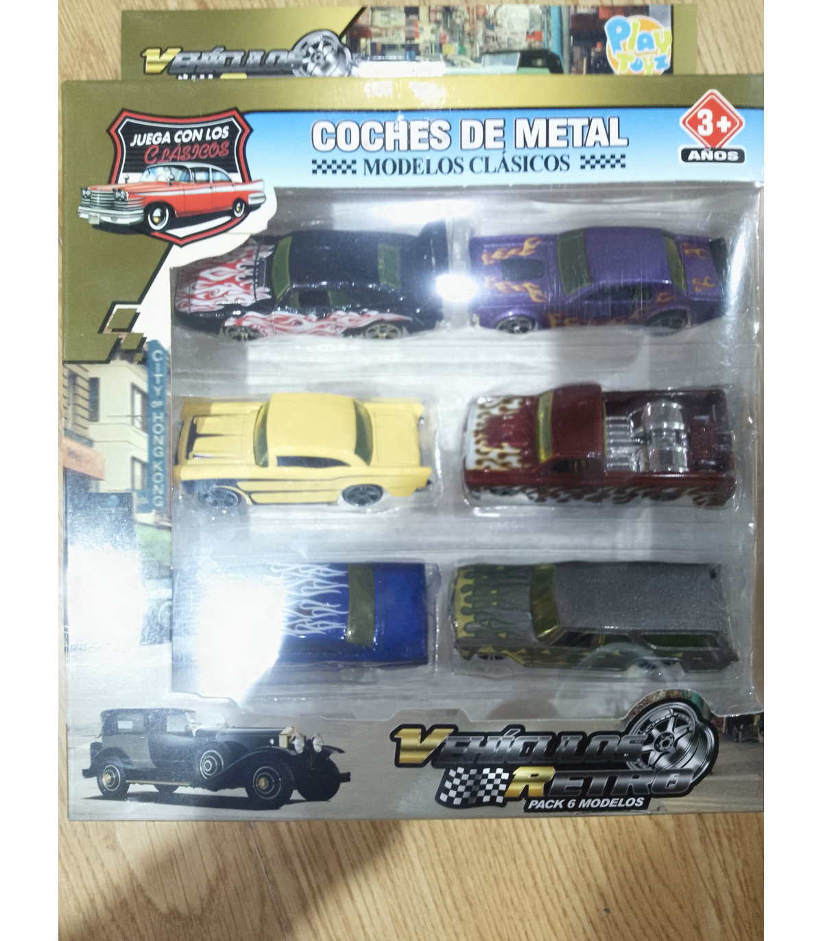 COCHES METALICOS 6 PIEZAS SELECCIONAR EN DESEADO EN DESCRIPCIÓN