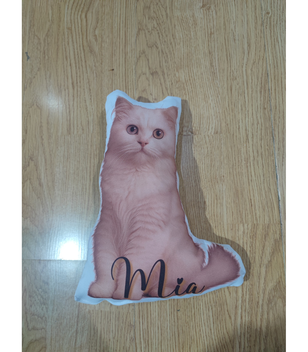 Cojín de Gato Personalizado “MIA” | Suave, Blandito y de Alta Calidad