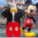Disfraz de Mickey Mouse | Cosplay para Halloween y Carnaval | Traje y Orejas