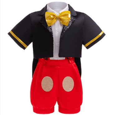 Disfraz de Mickey Mouse | Cosplay para Halloween y Carnaval | Traje y Orejas