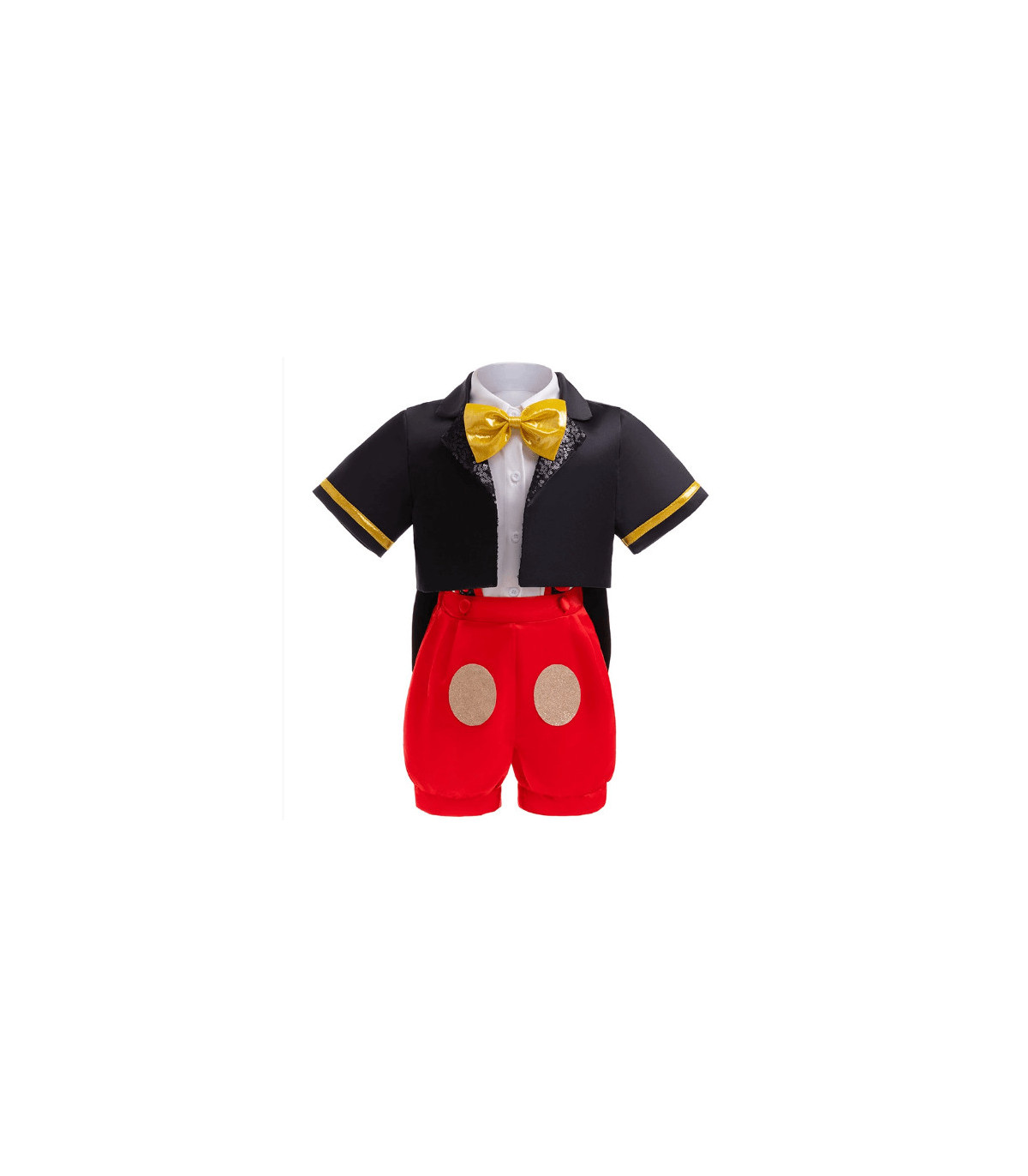 Disfraz de Mickey Mouse | Cosplay para Halloween y Carnaval | Traje y Orejas