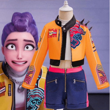 Cosplay Rumi K-Pop Demon Hunters | Traje de Idol Táctico