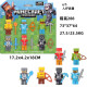 lote de 6 figuras de minecraft Compatible con las grandes marcas bloques