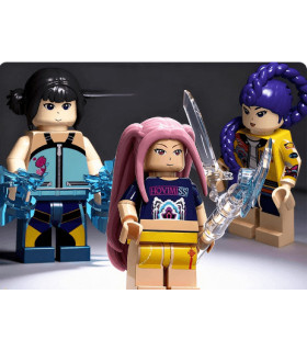 Figuras Armables Kpop Demon Hunters | Bloques Coleccionables Huntrix