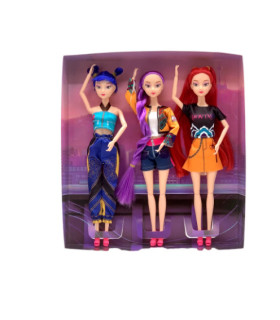 Muñecas Kpop Demon Hunters | Set Coleccionable Huntrix Rumi, Zoey, Mira