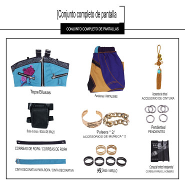 Disfraz Kpop Demon Hunters | Cosplay Premium Huntrix Rumi Zoey Mira