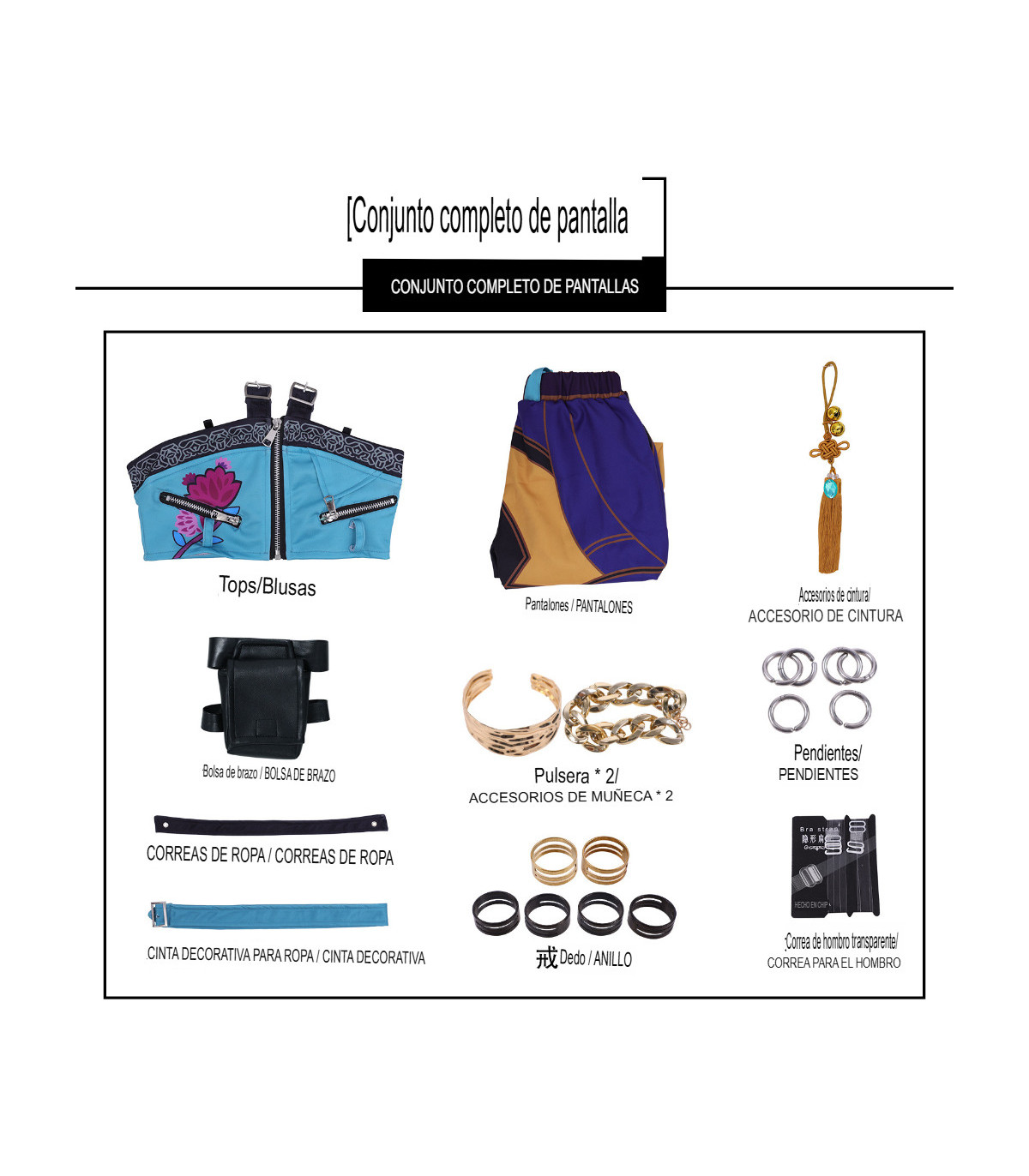 Disfraz Kpop Demon Hunters | Cosplay Premium Huntrix Rumi Zoey Mira