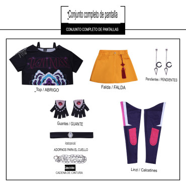 Disfraz Kpop Demon Hunters | Cosplay Premium Huntrix Rumi Zoey Mira