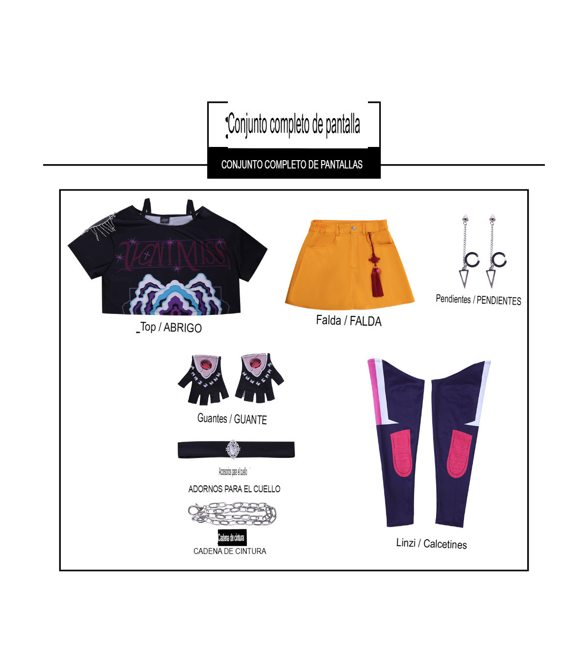 Disfraz Kpop Demon Hunters | Cosplay Premium Huntrix Rumi Zoey Mira