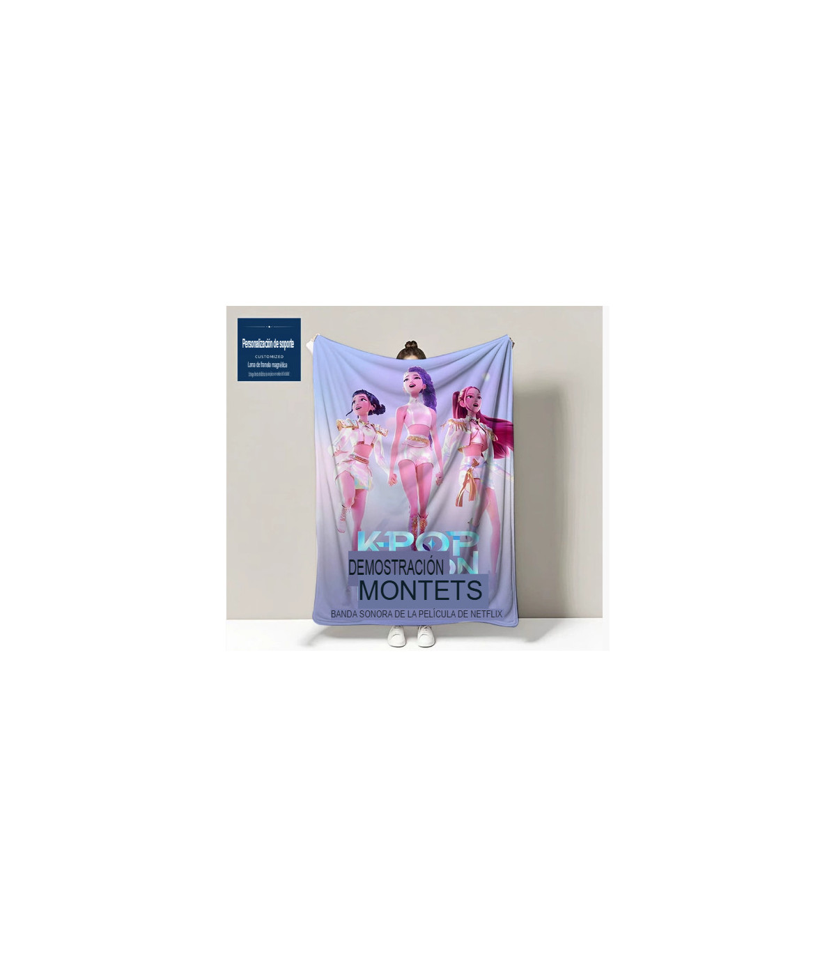 Toalla Microfibra Huntrix Kpop Demon Hunters | Rumi Zoey Mira