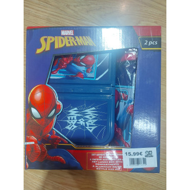 SET SANDWICHERA I BOTELLA DE SPIDER-MAN