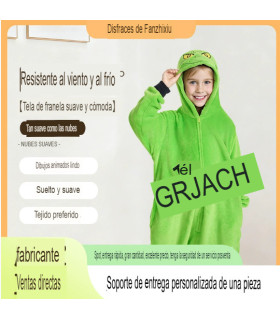 Traje El Grinch Mono Kigurumi | Poliéster Suave Adultos/Niños