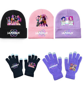Pack Invierno Kpop Demon Hunters | Gorro y Guantes Fandom Oficial