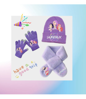 Pack Invierno Kpop Demon Hunters | Gorro, Bufanda y Guantes | 5 Modelos