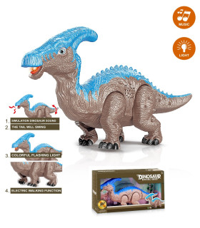 Dinosaurio Parasaurolophus Con Luz Y Sonido