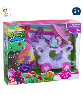 S/3 Poni Carroza Con Accesorios 2/C