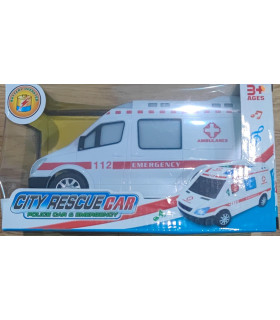 ambulancia con luces y sonidos
