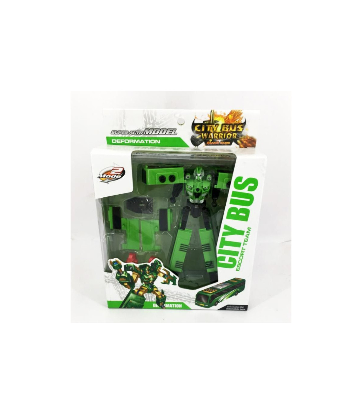 ROBOT TRANSFORMER AUTOBUS EN CAJA