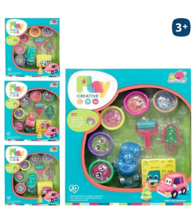 Bote Plastilina Con Accesorios Caja Ventana