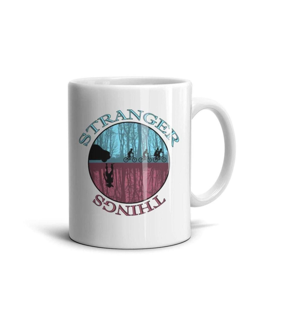 Taza Stranger Things "Coffee and Contemplation" – Cerámica Premium de Alta Definición