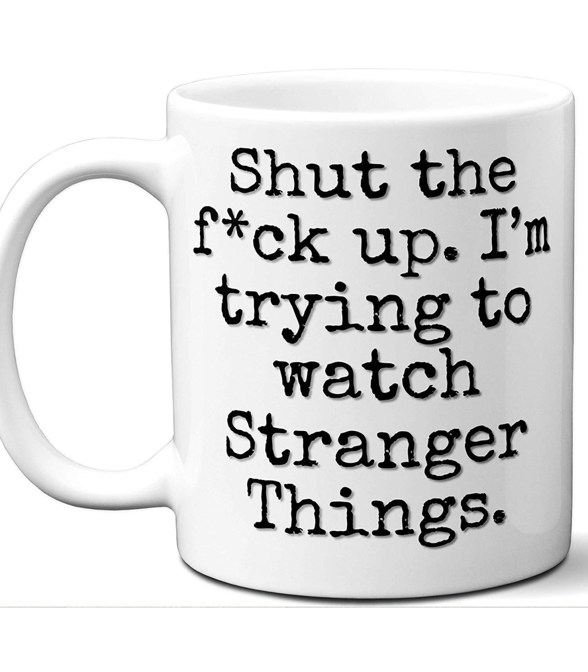 Taza Stranger Things "Coffee and Contemplation" – Cerámica Premium de Alta Definición