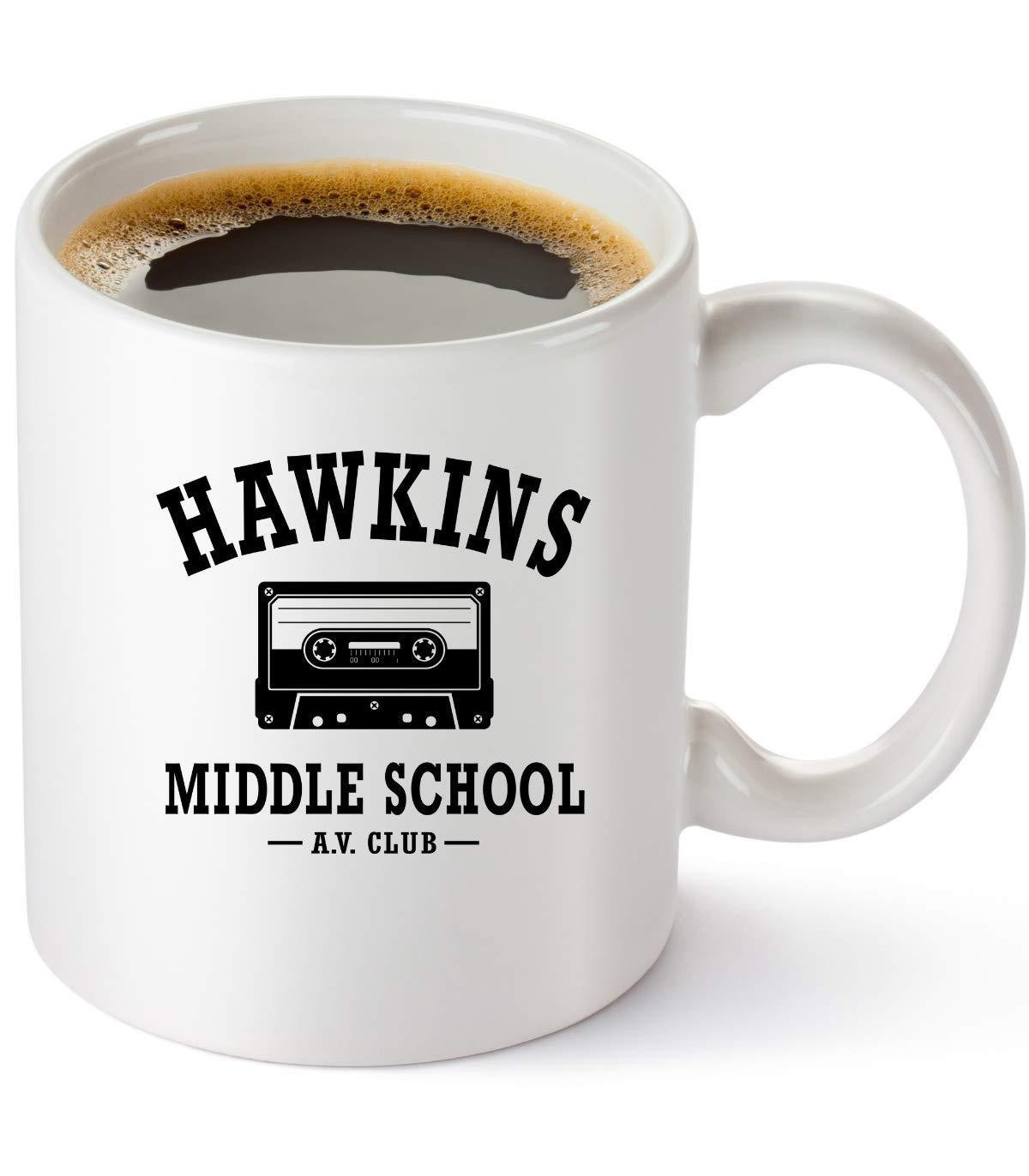 Taza Stranger Things "Coffee and Contemplation" – Cerámica Premium de Alta Definición