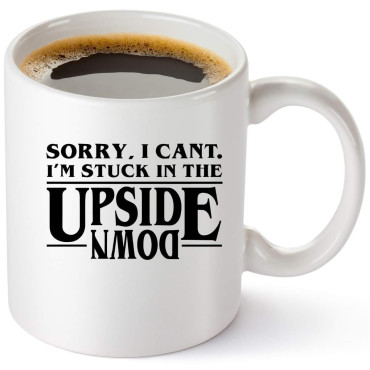 Taza Stranger Things "Coffee and Contemplation" – Cerámica Premium de Alta Definición