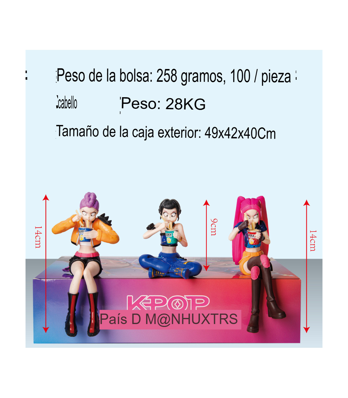 Figuras 3D Huntrix K-pop Demon Hunter | Edición Coleccionista