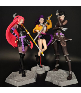 Figuras Huntrix K-pop Demon Hunter | Zoe, Mira y Rumi Guerreras