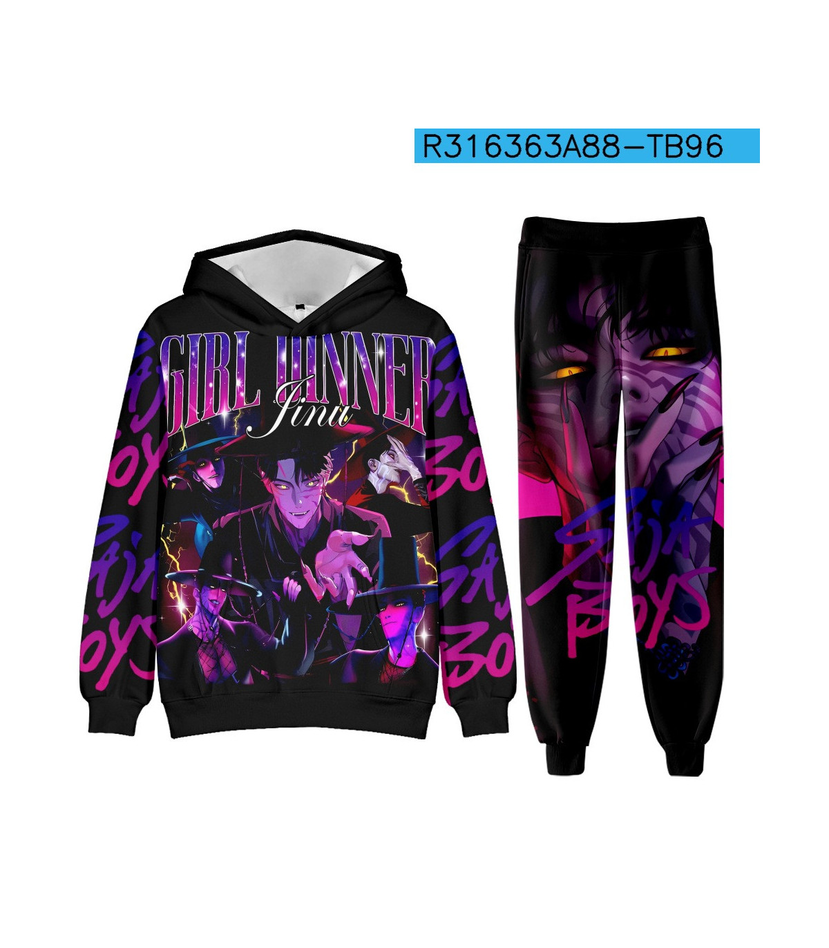 Chandal K-pop Demon Hunter | 7 Estilos | Tallas Niña a Adulto XXXXL