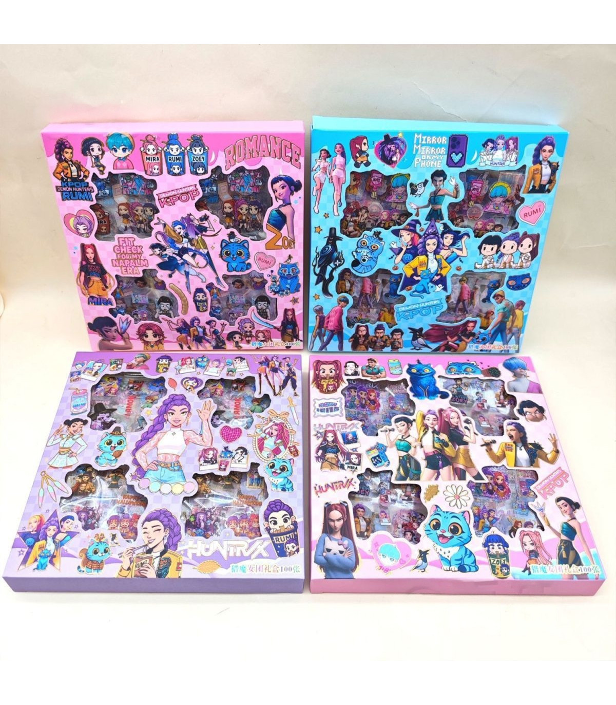 100 Pegatinas K-pop Demon Hunter Huntrix | Vinilo Resistente