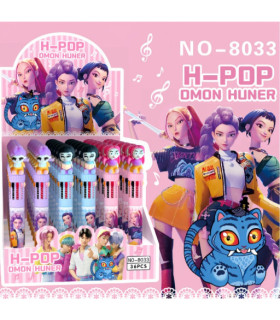 Lapicero 10 Colores Huntrix | K-pop Demon Hunters - Papelería Exclusiva