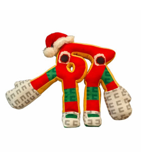 Peluche 67 Navideño Brainrot Italiano | Merch Viral Cursed