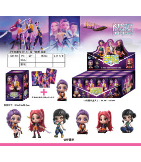 figuras demon hunters  en caja